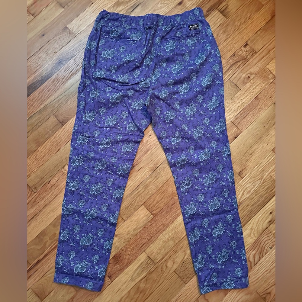 Wildfang Purple Floral Printed Trousers - Picture 2 of 4